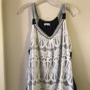 Lace tank tops